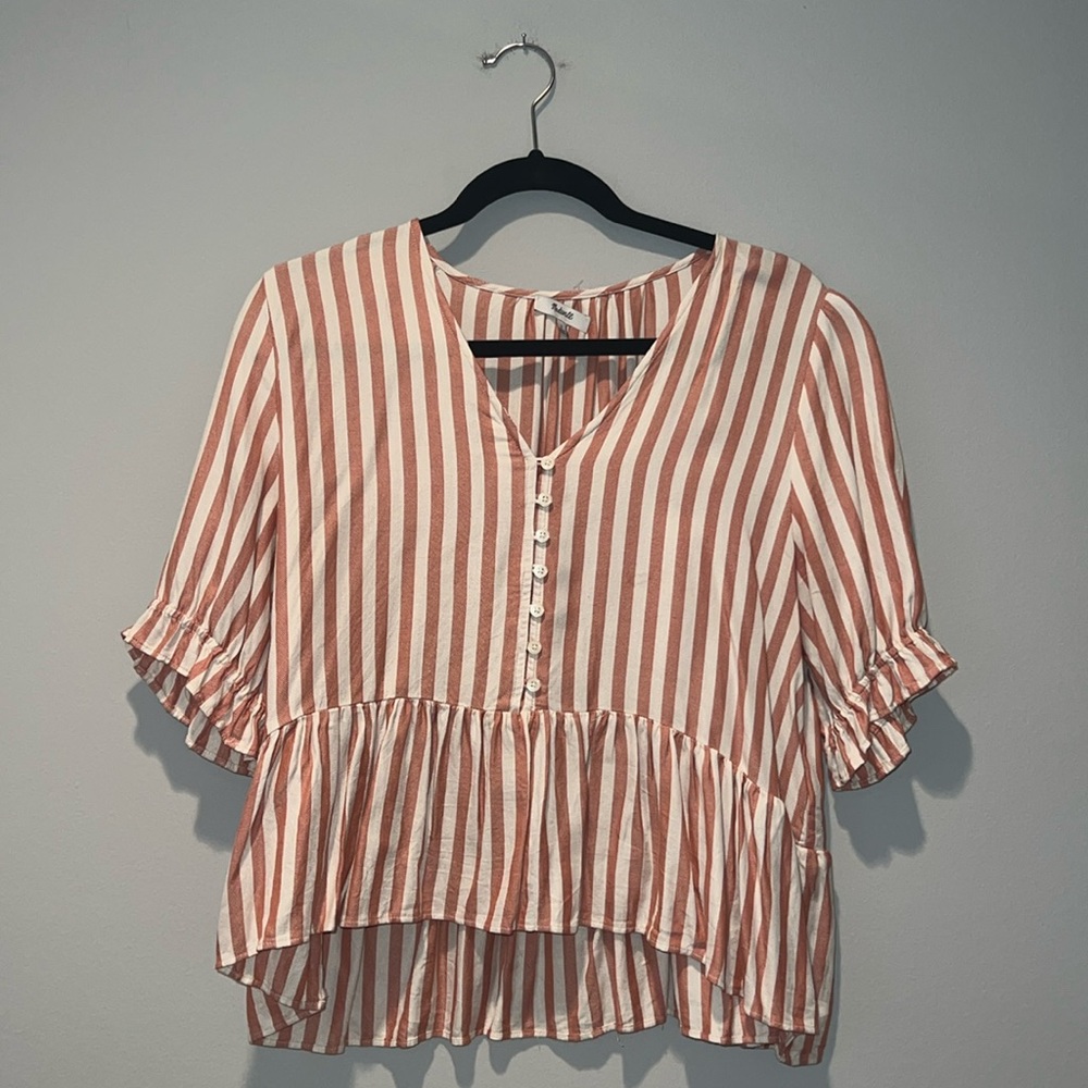 MADEWELL STRIPED BLOUSE